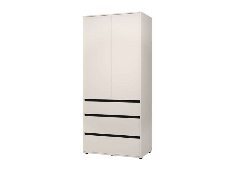 Bellington Cashmere 2 Door 3 Drawer 93cm Wardrobe - 11014685 RZ