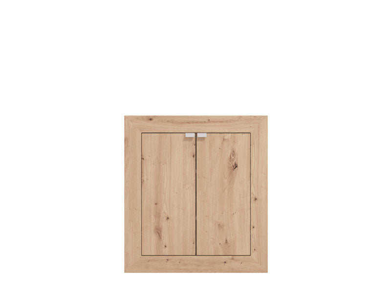 Eudox Oak Effect Pullout Space Saving Hideaway Storage Computer Convertible Desk