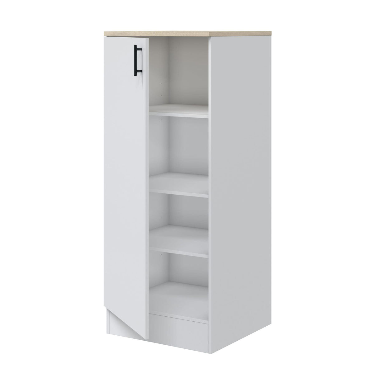 Magna White Gloss Modular 180cm Full Flat Pack Kitchen Units Set With Worktops Included - Option 6