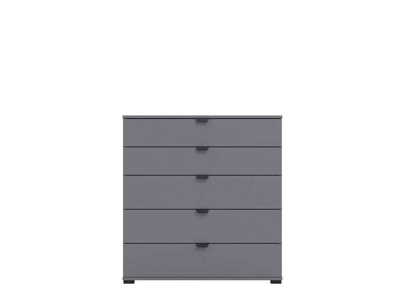 Palma Modern Large Chest Of Drawers in Grey- 11008297