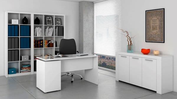 Levi Artic White Computer Office Desk Table- 004605A