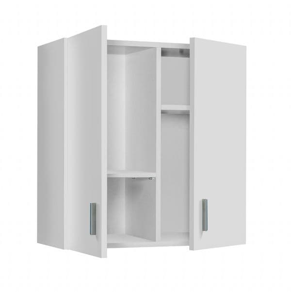 Selona Arma 2 Door White Storage Wall Cupboard- 005148BO