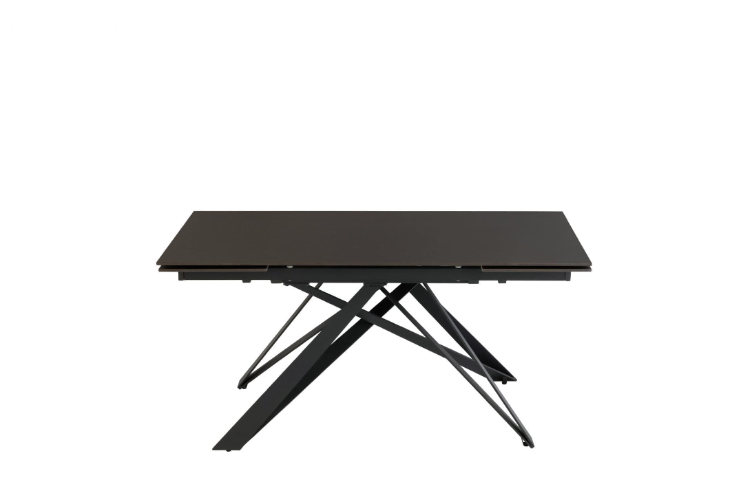 Bonito 160cm wide Extendable Dining Table Vik Dark Grey