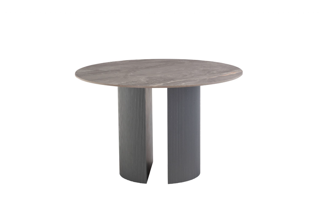 Boss 120cm Greystone Round Dining Table