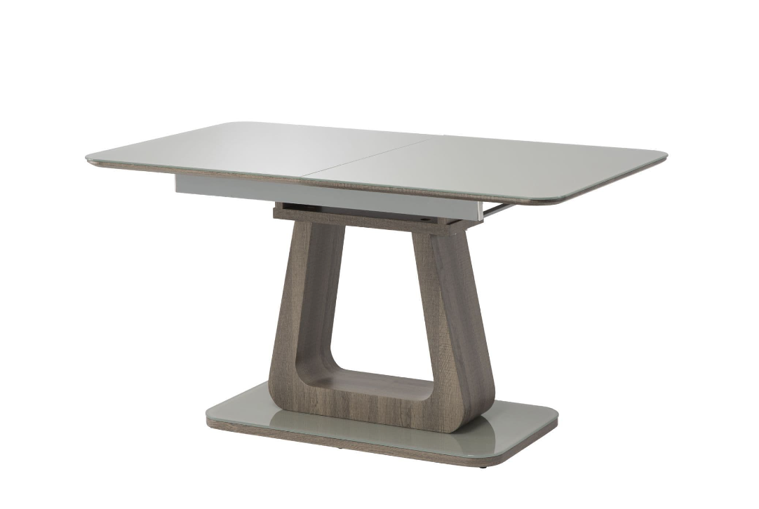 Kalaghaer 140cm Extendable Dining Table Grey and Grey Oak