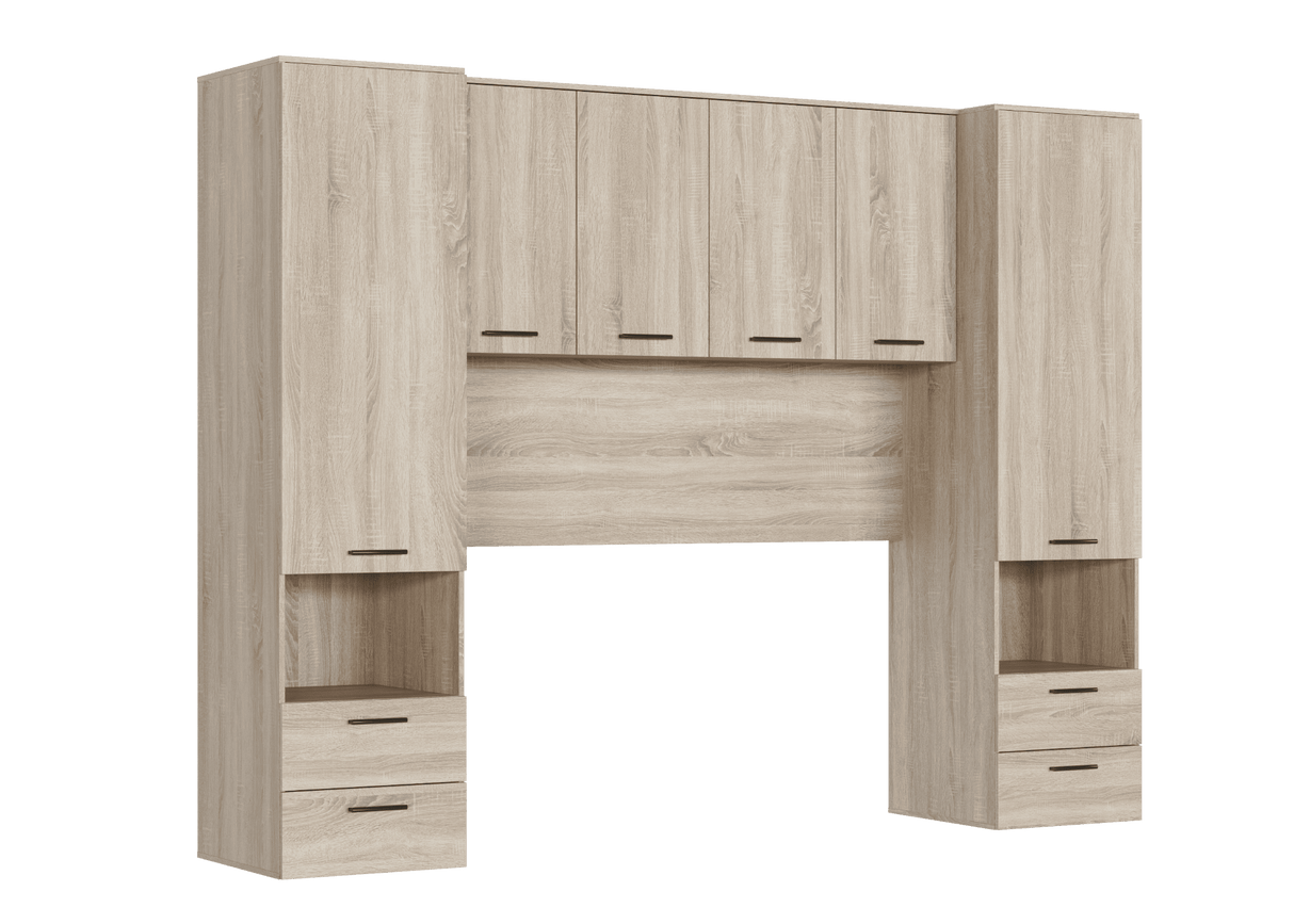 Miracle Overbed Unit in Light Oak