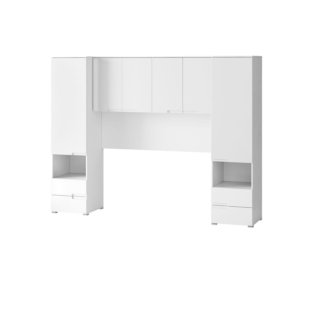 Miracle Overbed Storage Unit in White