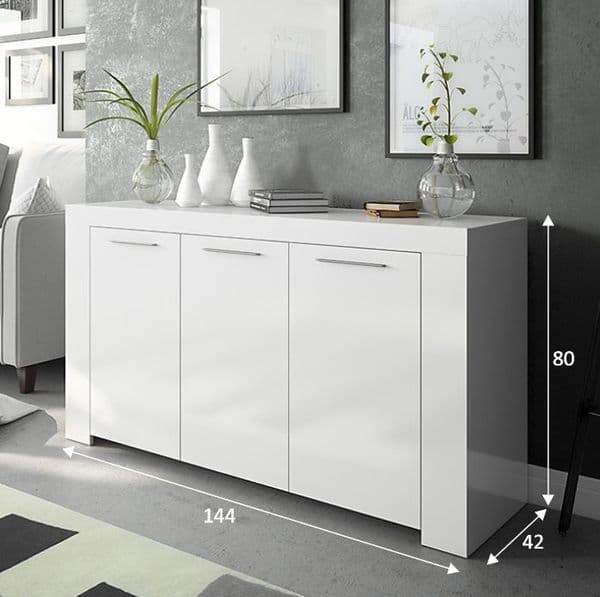 Kuno Artic White Sideboard-006620A