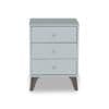 Jesse Artic White Bedside Cabinet Bedside Cupboard Nightstand- 007803A