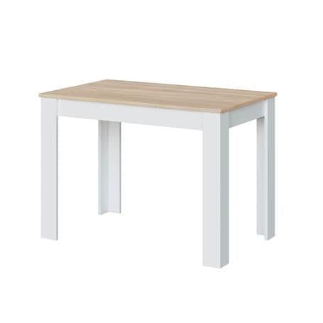 Sterling White And Oak Effect Dining Table - 0F4583A