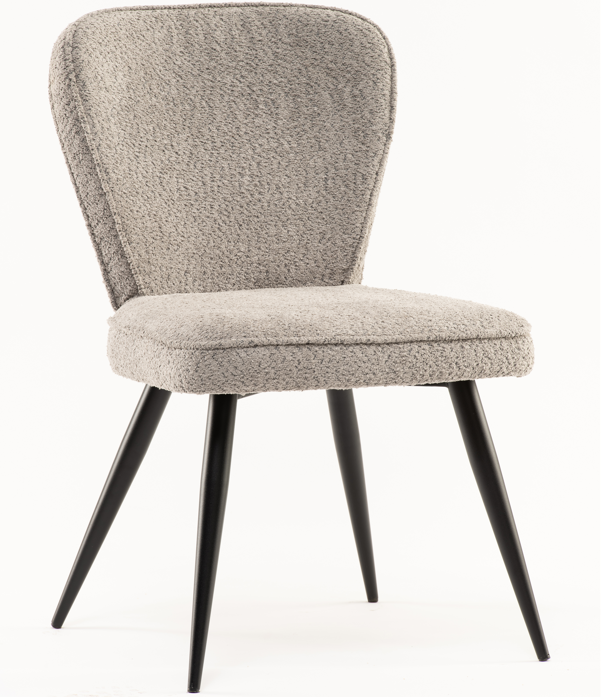 Flavio Set Of 2 Grey Dining Chairs