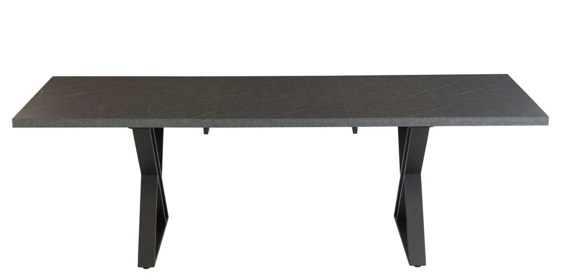 Gerana Extending Table in Grey Marble