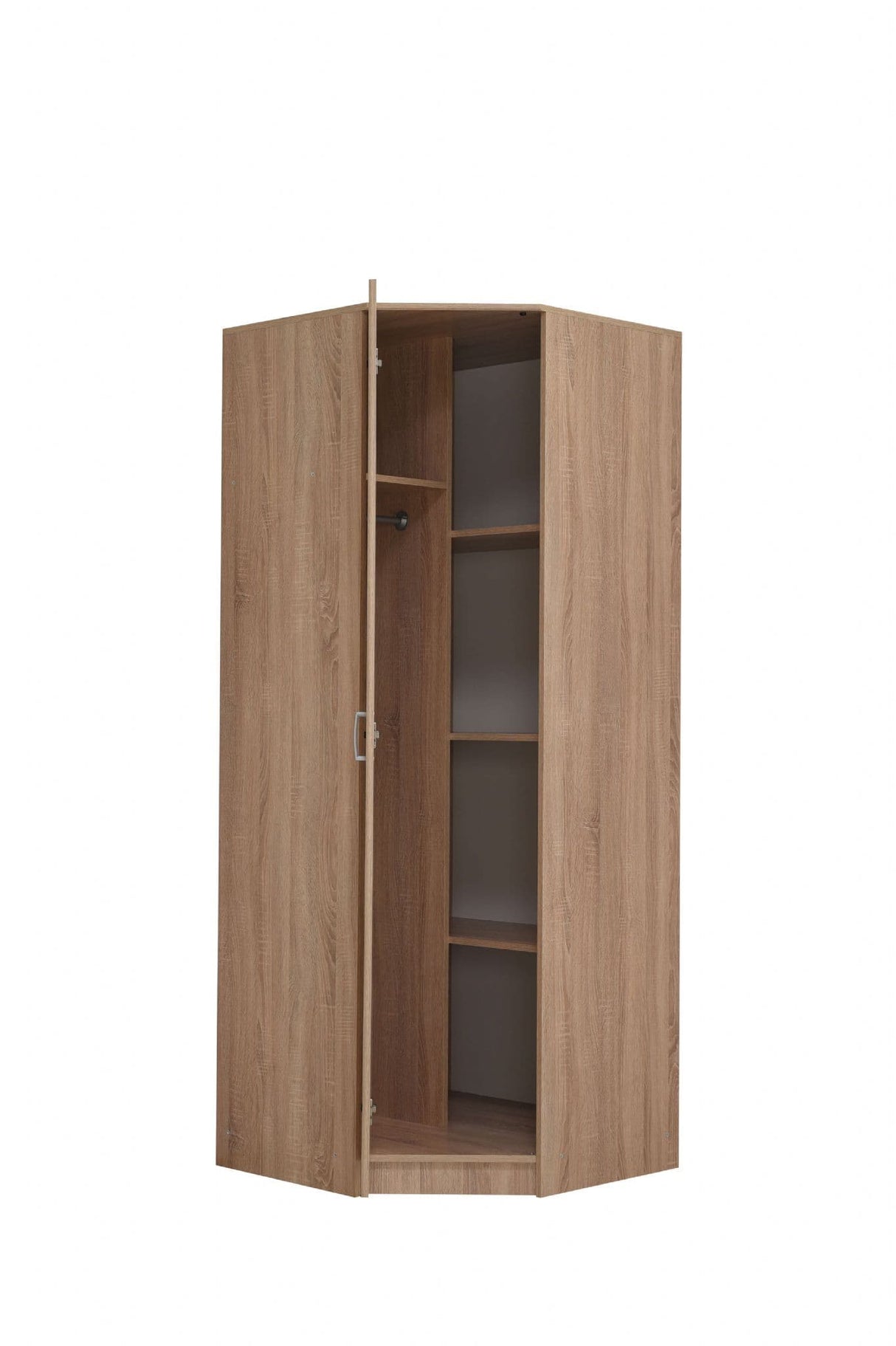 Bonne Corner Wardrobe in Warm Oak