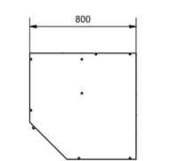 Bonne Corner Wardrobe in Warm Oak 11008710