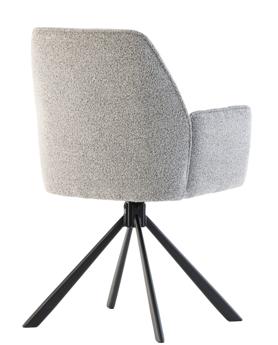 Marley Dining Chair Set of 2 in Ash Grey