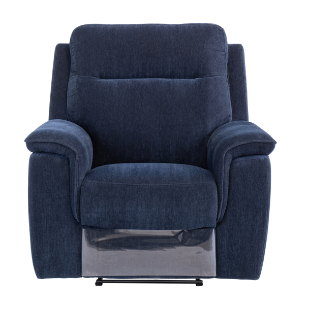 Aura Reclining Armchair in Midnight Blue