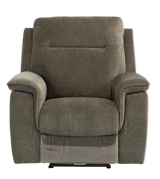 Aura Reclining Armchair in Olive Green
