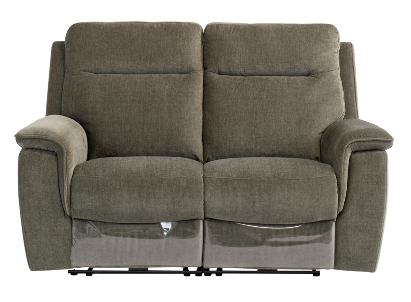 Aura Reclining 2 Seat Armchair in Olive green