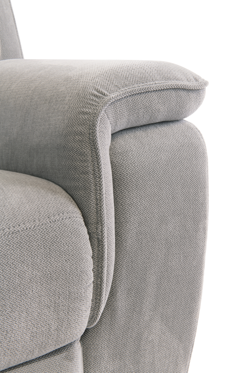 Aura Reclining Armchair in Pearlescent Grey