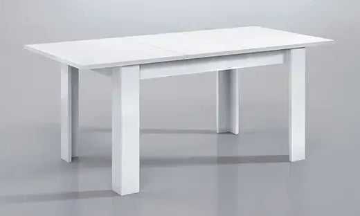 Grandeur White Extending Dining Table -004586A
