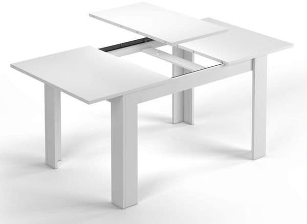 Grandeur White Extending Dining Table -004586A