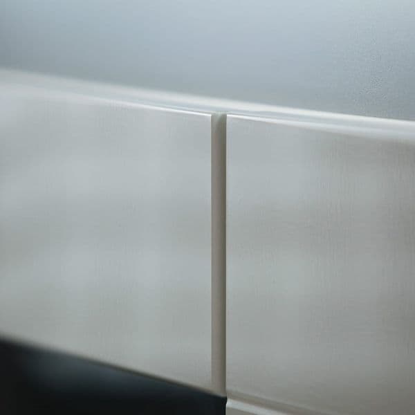 Serava 2 Door 4 Drawer Large Modern Grey and White Gloss Sideboard With Lights - WHK-3- N13