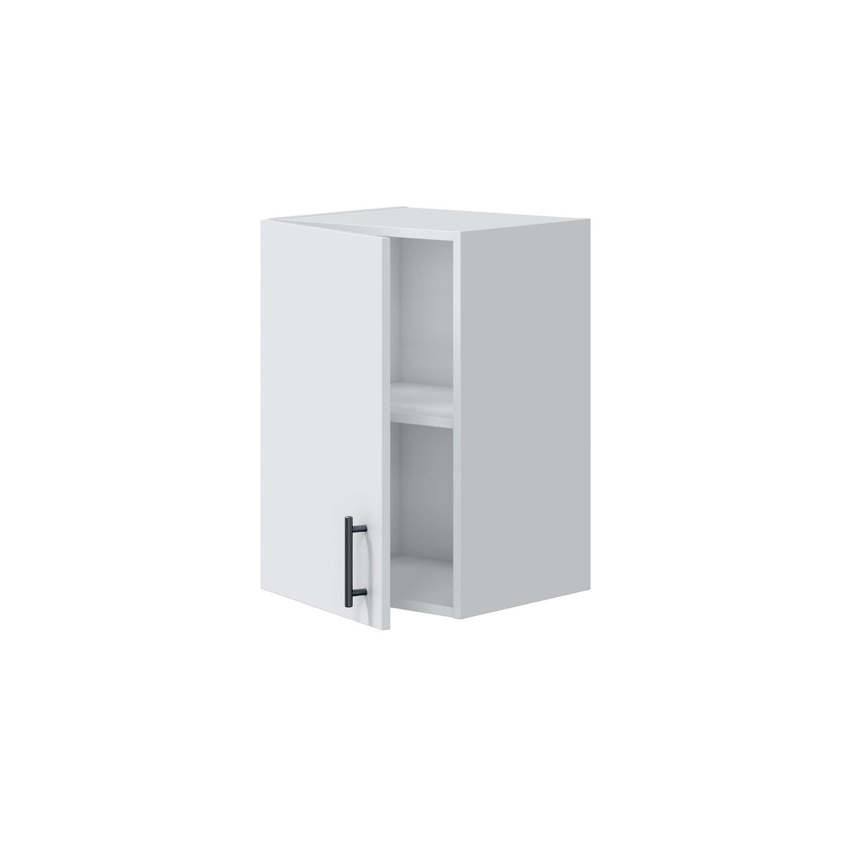 Magna White Gloss Modular 240cm Full Flat Pack Kitchen Units Set With Worktops INCLUDED - Option 2