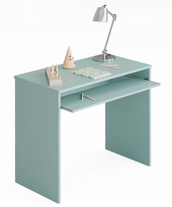 Miracle Aqua Green Small Compact Study Modern Computer Desk -002314J