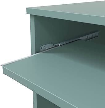 Miracle Aqua Green Small Compact Study Modern Computer Desk -002314J