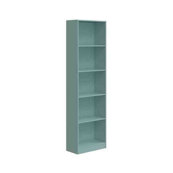Dray Aqua Green Tall Narrow Bookcase Bookself - 005422J