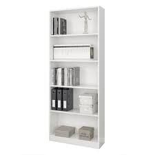 Dray Large Artic White Bookcase Bookshelf 005626A