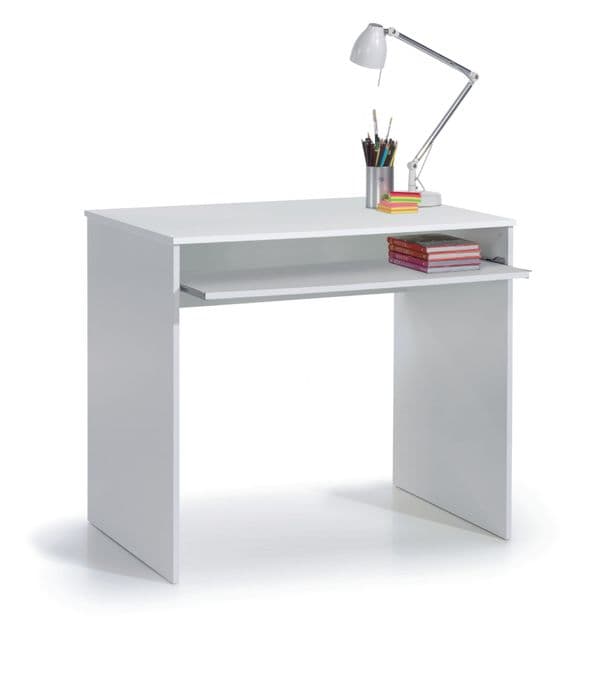 Dray Small Artic White Computer Desk-002314A