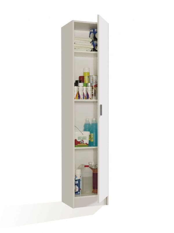 Lazar Multi Narrow White Universal Utility Storage Cupboard