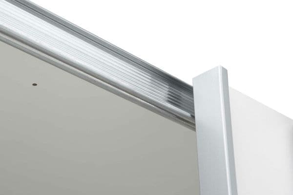 Cullinan White Large 219cm Sliding Door Wardrobe With Round Mirrors - 8XIKS102