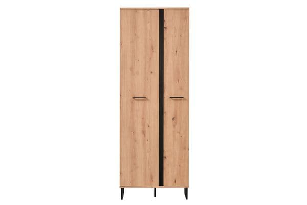 Elliot Artisan Oak Tall Shallow Narrow Slim Wardrobe - 11008256