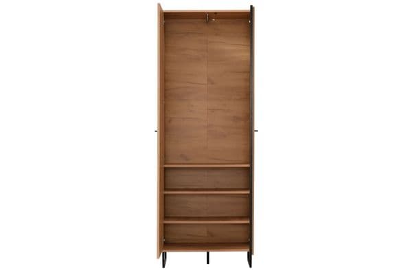 Elliot Artisan Oak Tall Shallow Narrow Slim Wardrobe - 11008256