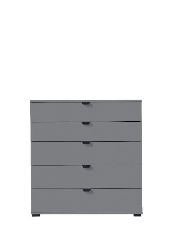 Palma Modern Large Chest Of Drawers in Grey- 11008297