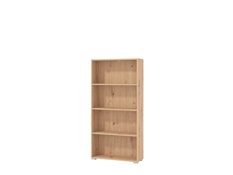 Tomaris Artisan Oak Effect Slim Low Short Bookcase Bookshelf Shelving Unit - 11011477