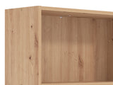 Tomaris Artisan Oak Effect Slim 176.5cm Tall Bookcase Bookshelf Shelving Unit - 11011479