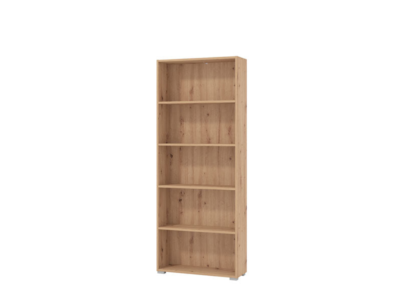 Tomaris Artisan Oak Effect Slim 176.5cm Tall Bookcase Bookshelf Shelving Unit - 11011479