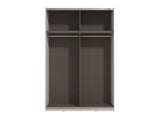 Noah White Mirrored Sliding Door Wardrobe 145cm - 11013481