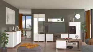 Crimson White High Gloss And Warm Oak Effect Low 2 Door Showcase Display Cabinet 11012063