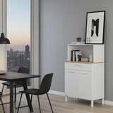 Alex White 2 Door Utility Room Kitchen Cupboard Sideboard- 0F9920A