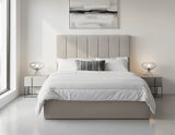 Miracle Sonoma Oak Effect Overbed Unit with Double or Kingsize Bed Bedroom Furniture SET - 3152/MIA