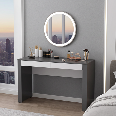 Chicago Grey and White Small Study Desk - ABB-1 - 3162RZ