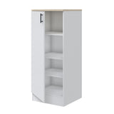 Magna White Gloss Modular 180cm Full Flat Pack Kitchen Units Set With Worktops Included  - Option 6