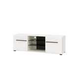 Moderna Large Tall White Gloss TV Cabinet for upto 65inch TV 11008824