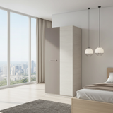 Martina White & Grey Ash 2 Door Wardrobe - 1S7437Y