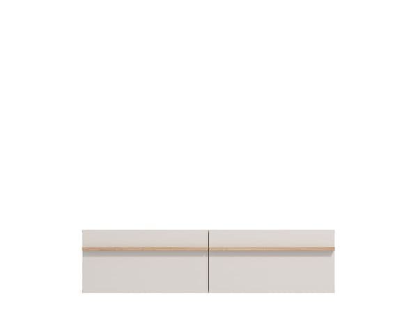 Arvelle Cashmere And Oak Effect Wall Mounted Floating 128cm TV Cabinet Unit 11013551