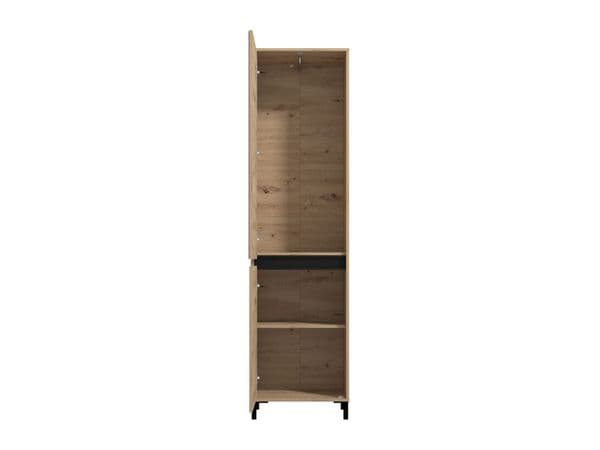 Larance Artisan Oak Effect Slim Narrow Shallow Depth Wardrobe for Small Spaces 11014055